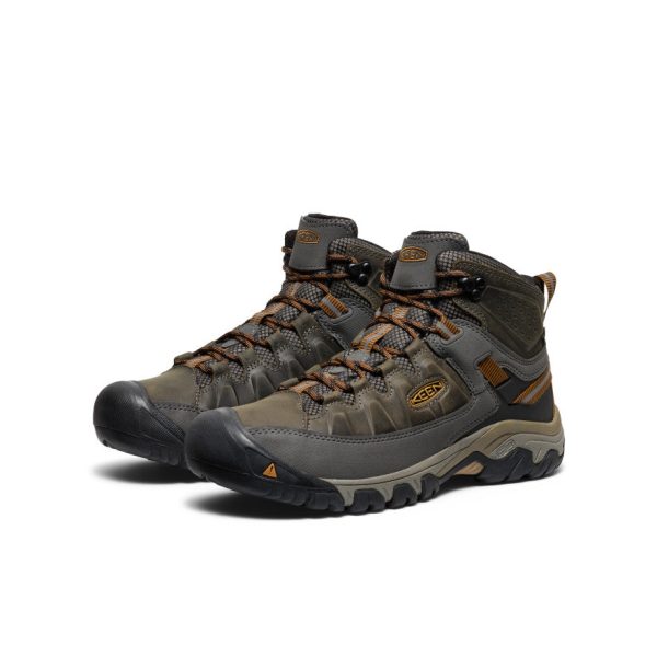 Men's Targhee III Waterproof Mid Wide | Black Olive/Golden Brown