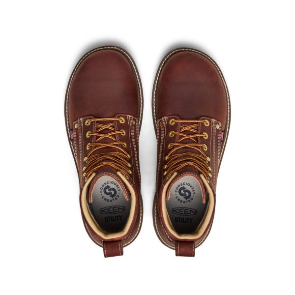 Men's Liberty 6 Waterproof 90° Heel Boot (Soft Toe)  |  Bombay Brown/Gum