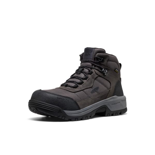 Men's Skokie Waterproof Work Boot (Carbon Toe)  |  Magnet/Black