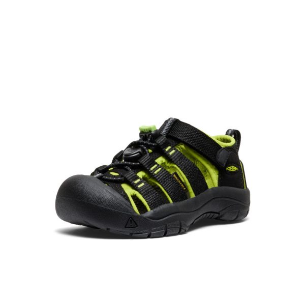 Little Kids' Newport H2  |  Black/Lime Green