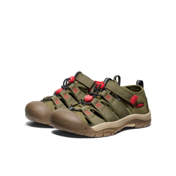 Big Kids' Newport H2 | Martini Olive/Aura Orange