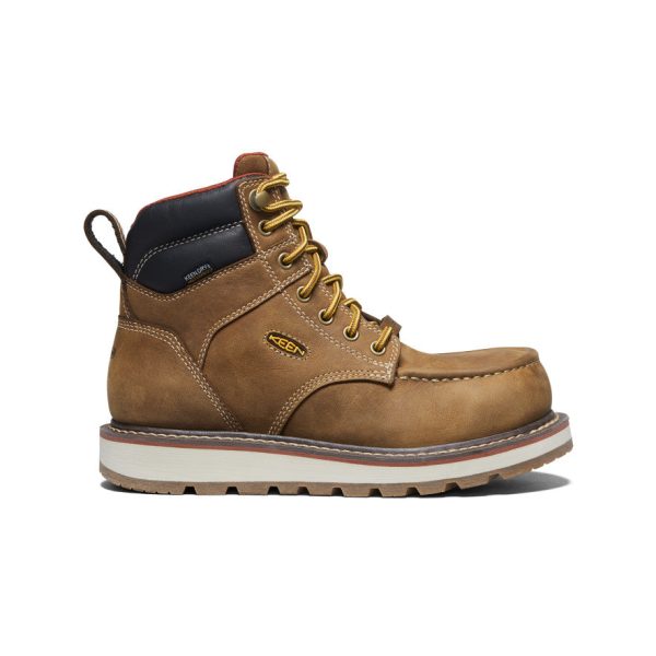 Women's Cincinnati 6 Waterproof Boot (Carbon Toe)  |  Belgian/Sandshell
