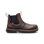 Men's Liberty Chelsea 90° Heel Work Boot (Soft Toe)  |  Coffee Bean/Black