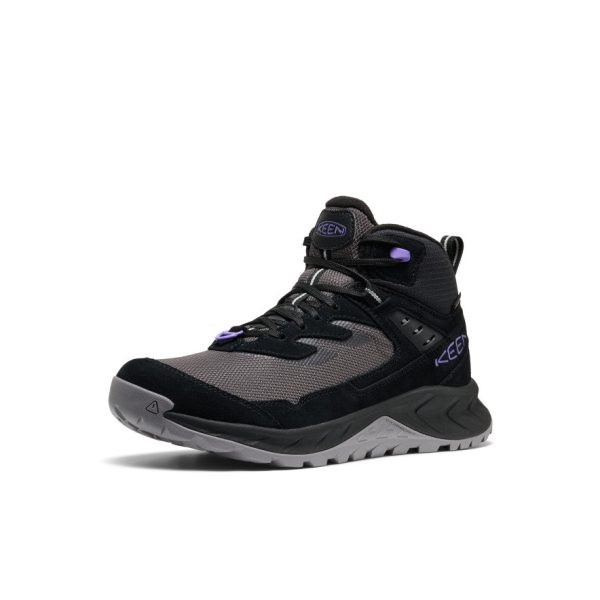 Women's Hightrail Polar Waterproof Hiking Boot  |  Black/Aster Purple