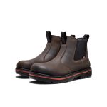 Men's Liberty Chelsea 90° Heel Work Boot (Carbon Toe)  |  Coffee Bean/Black