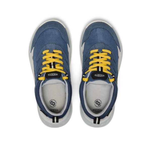 Big Kids' Hightrail Waterproof Hiking Shoe  |  Vintage Indigo/Alloy
