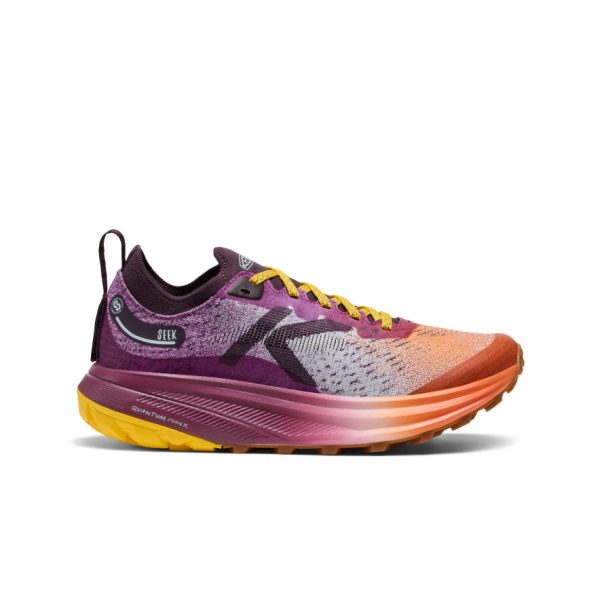 Women's Seek Trail Running Shoe  |  Willowherb/Orange Peel
