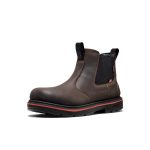 Men's Liberty Chelsea 90° Heel Work Boot (Carbon Toe)  |  Coffee Bean/Black