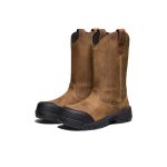 Women's Evanston Pull-On Waterproof Boot (Carbon Toe)  |  Bison/Black