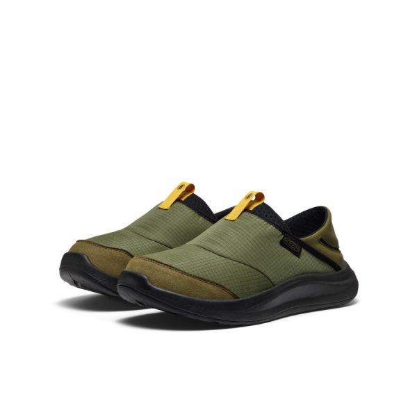 Men's Whyser Slip-On | Bronze Green/Black