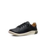 Women's KNX Leather Sneaker | Black/Star White
