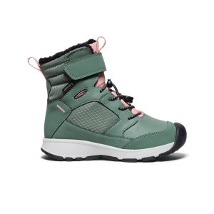 Little Kids' Skua Waterproof Winter Boot | Dark Forest/Rose Elegance