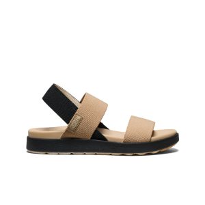 Women's Elle Backstrap Sandal Wide  |  Cornstalk/Black