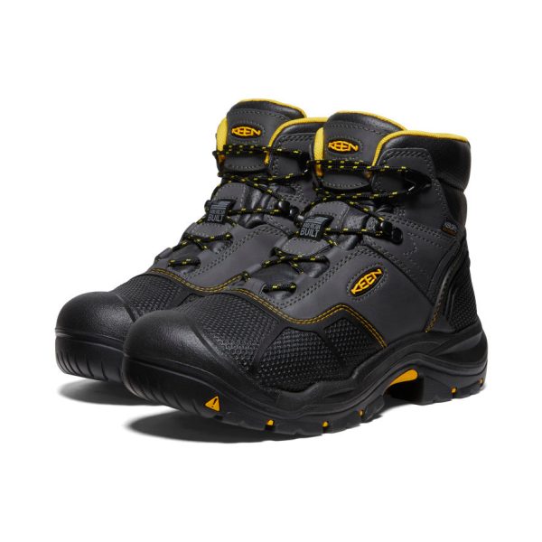 Men's Logandale Waterproof Boot (Steel Toe) | Raven/Black