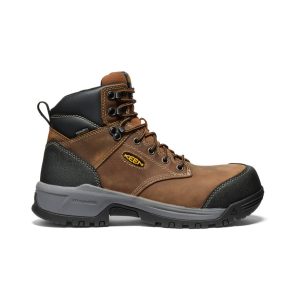Men's Evanston 6 Waterproof Boot (Carbon Toe)  |  Bison/Black