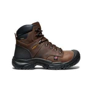 Men's Mt Vernon II 6 Waterproof Boot (Steel Toe) | Dark Earth/Black