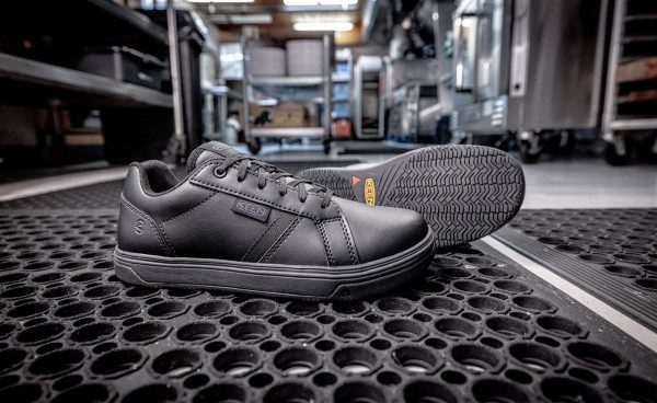 Men's Kenton WTX Work Shoe (Soft Toe) | Black/Black