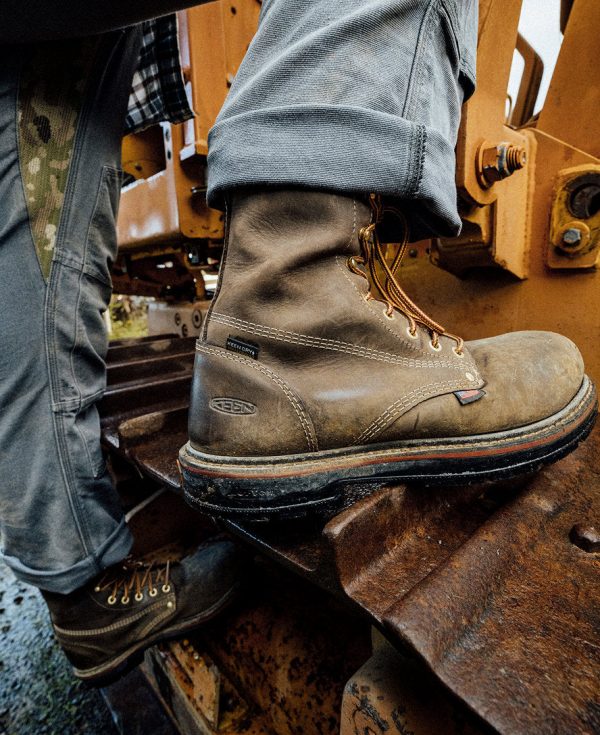 Men's Liberty 8 Waterproof 90?? Heel Boot (Carbon Toe) | Coffee Bean/Black