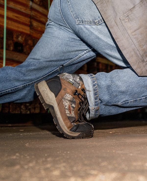 Men's Skokie Waterproof Work Boot (Soft Toe)  |  Camo/Black