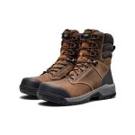 Men's Evanston 8 Waterproof Work Boot (Carbon Toe)  |  Bison/Black