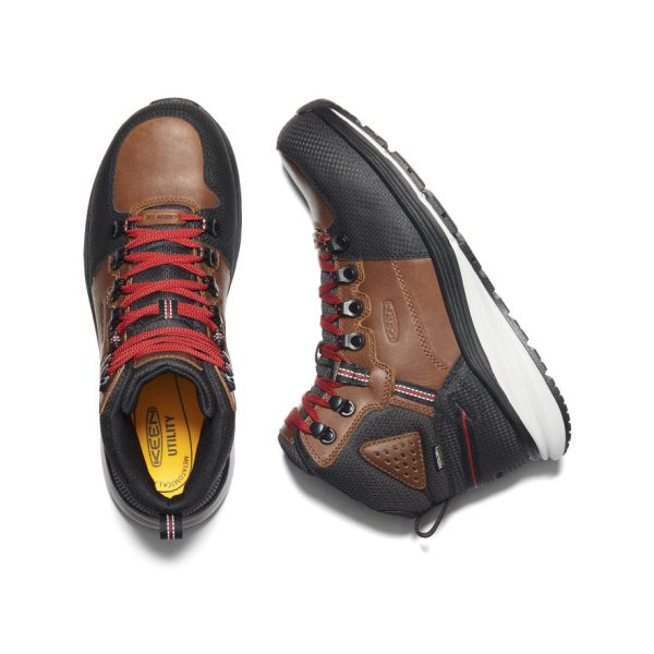 Men's Red Hook Waterproof Boot (Carbon Toe)  |  Tobacco/Black