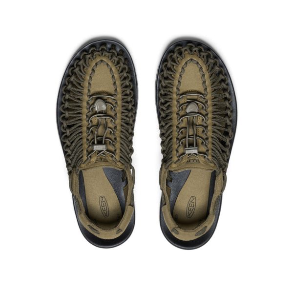 Men's UNEEK Sneaker | Dark Olive/Black