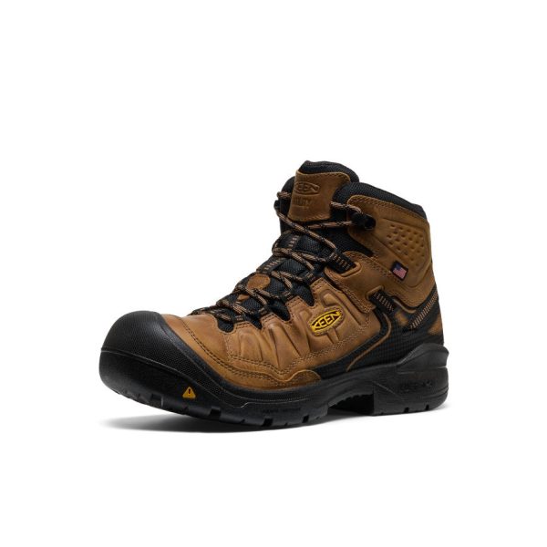 Men's Targhee IV Waterproof Work Boot (Soft Toe)  |  Belgian/Black