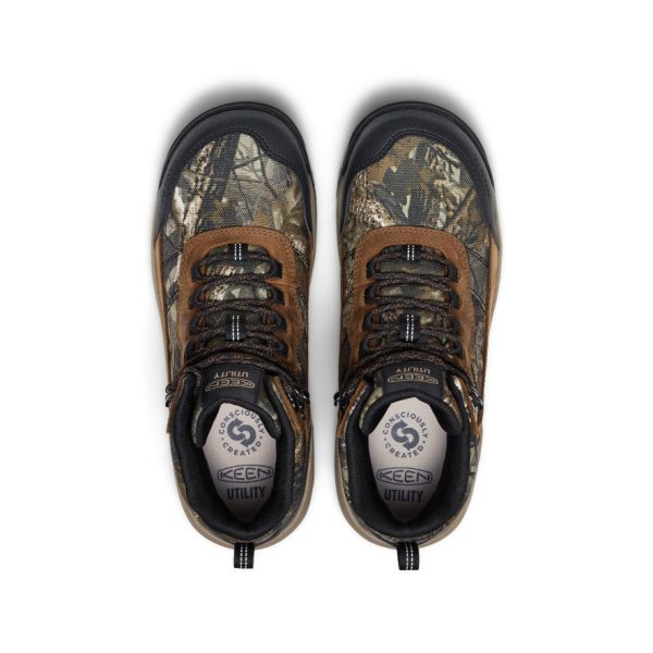 Men's Skokie Waterproof Work Boot (Carbon Toe) | Camo/Black
