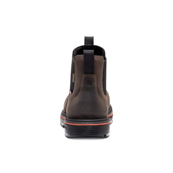 Men's Liberty Chelsea 90° Heel Work Boot (Carbon Toe)  |  Coffee Bean/Black