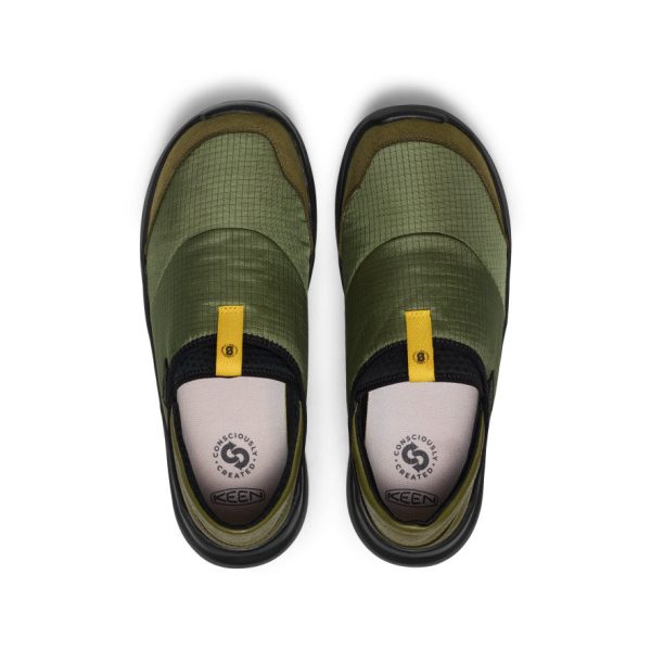 Men's Whyser Slip-On | Bronze Green/Black