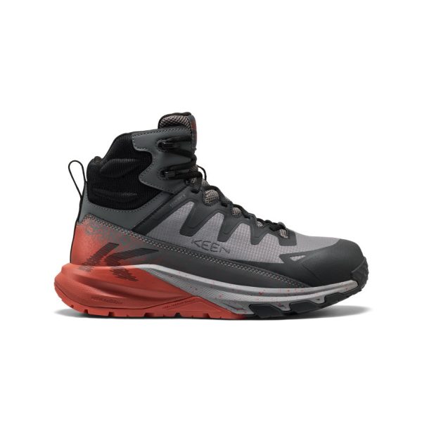 Men's Targhee Blur Waterproof Work Boot (Carbon Toe) | Steel Grey/Black