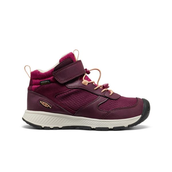 Big Kids' Skua Waterproof Boot  |  Fig/Peach Fuzz