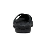 Men's Waimea Leather Flip-Flop  |  Black/Black
