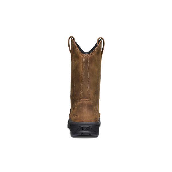 Women's Evanston Pull-On Waterproof Boot (Carbon Toe)  |  Bison/Black