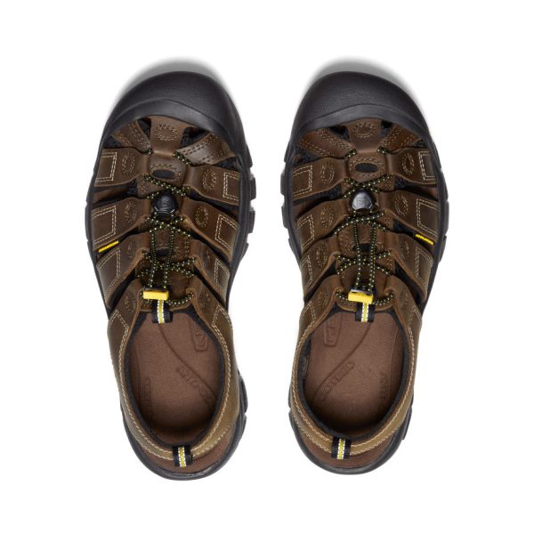 Men's Newport Leather Sandal Wide  |  Bison