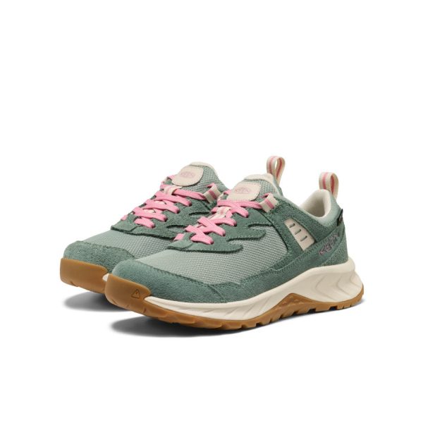 Big Kids' Hightrail Waterproof Hiking Shoe  |  Lily Pad/Cashmere Rose