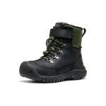 Little Kids' Kanibou Waterproof Winter Boot | Black/Bronze Green