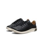 Women's KNX Leather Sneaker | Black/Star White