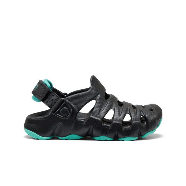 Little Kids' HyperFLT Clog  |  Black/Bright Aqua