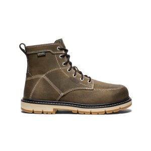 Women's San Jose 6 Waterproof 90?? Heel Boot (Aluminum Toe)  |  Steel Grey/Gum